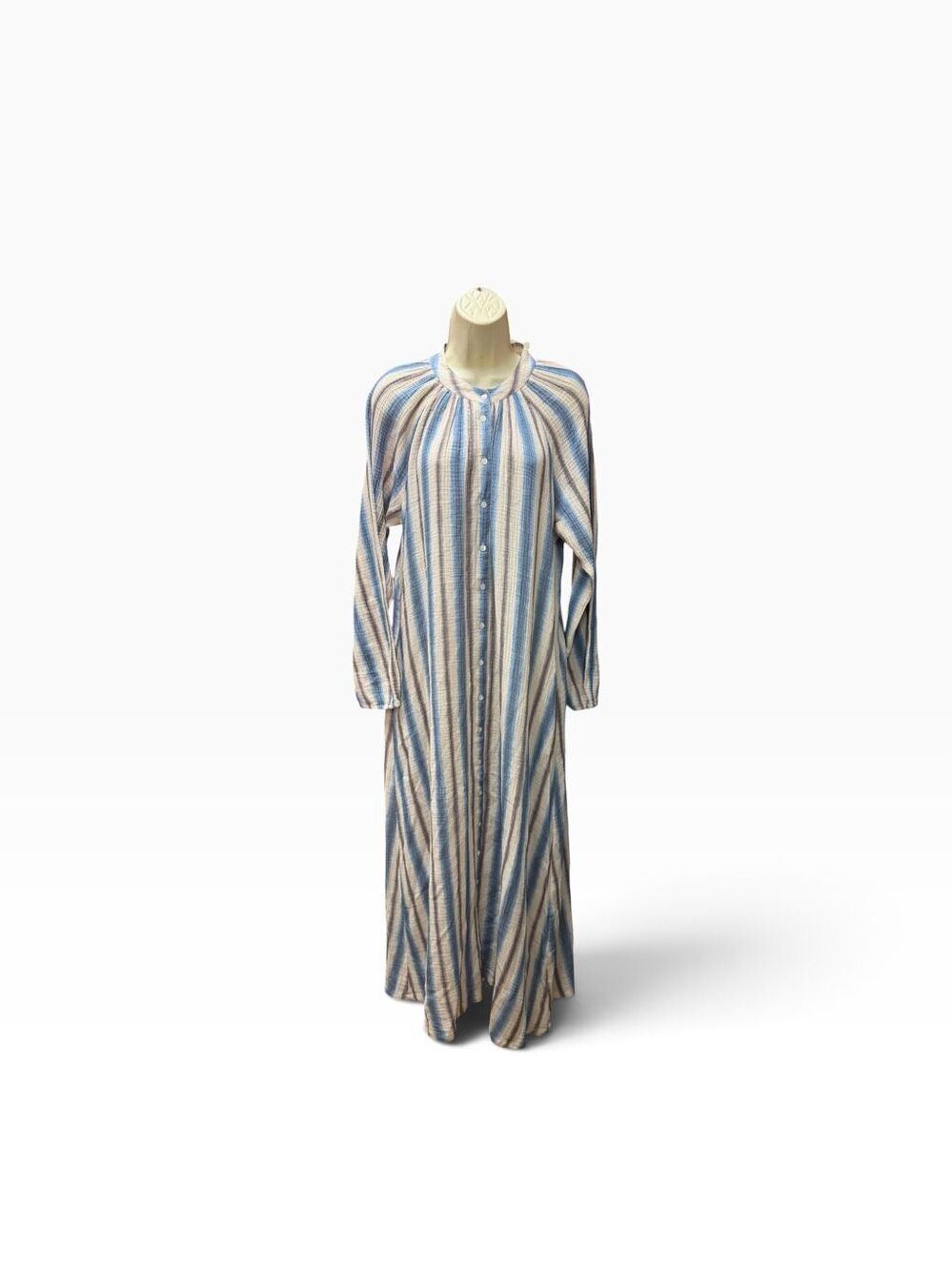 Xirena Boden Striped Cotton Midi Dress NWT Size Large